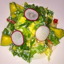 Gluten-free salad from DBGB Kitchen & Bar